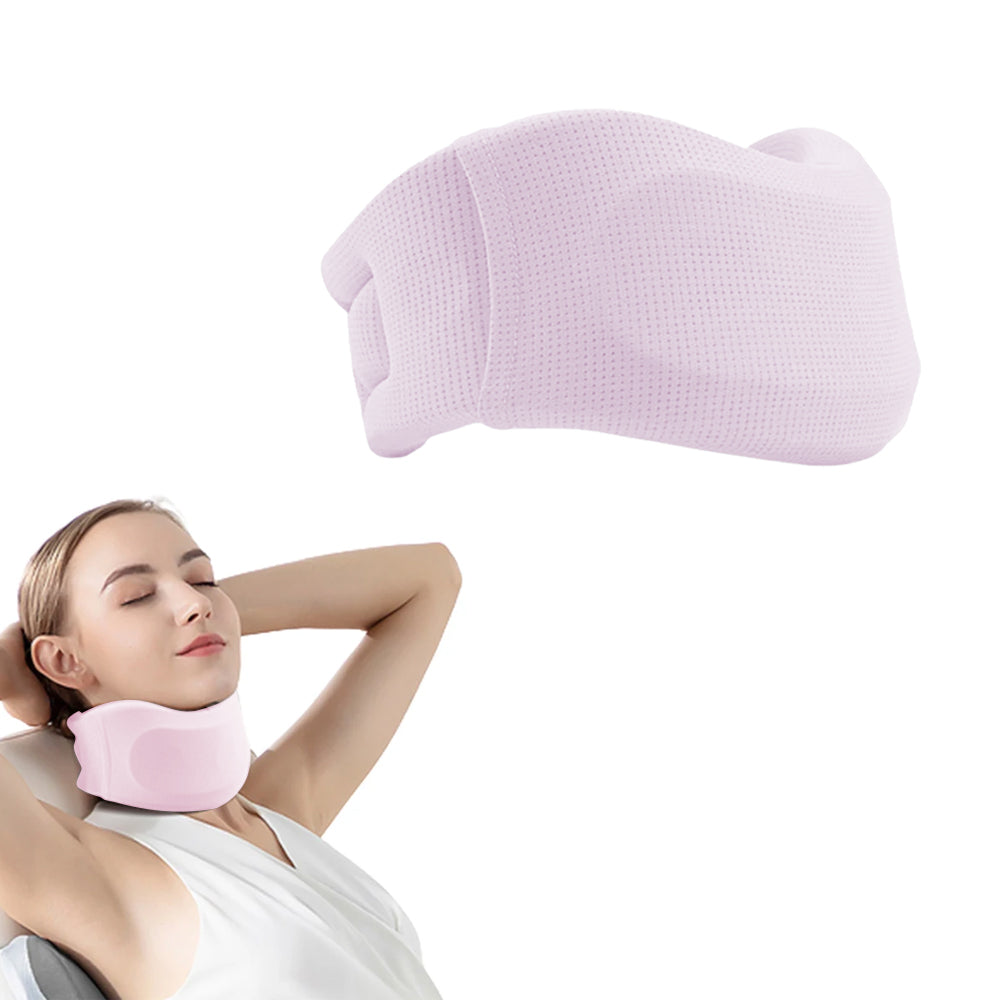 Cervicorrect Neck Brace Ergonomic Cervical Brace for Sleeping Pink