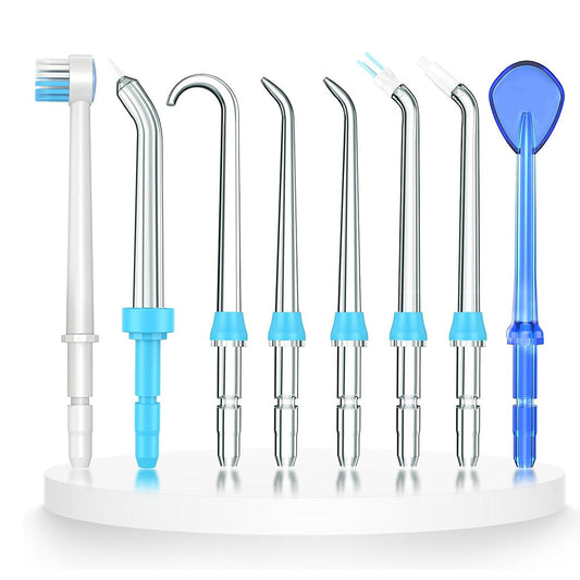 8 PCS Nozzle Set Replacement Replacement Tips for Waterpik Water Flosser and Dental Flosser