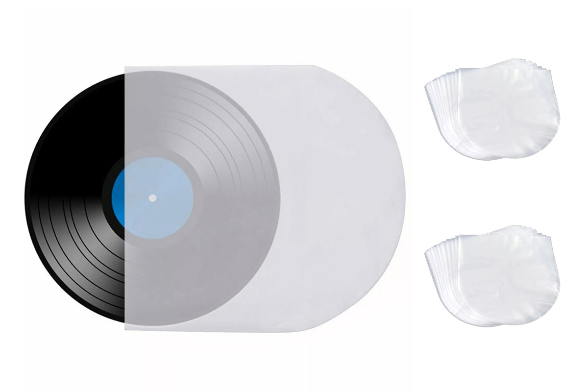 50Pcs Sleeves Plastic Record Cover Durable Inner LP Music Cover for 12 inch Vinyl Record