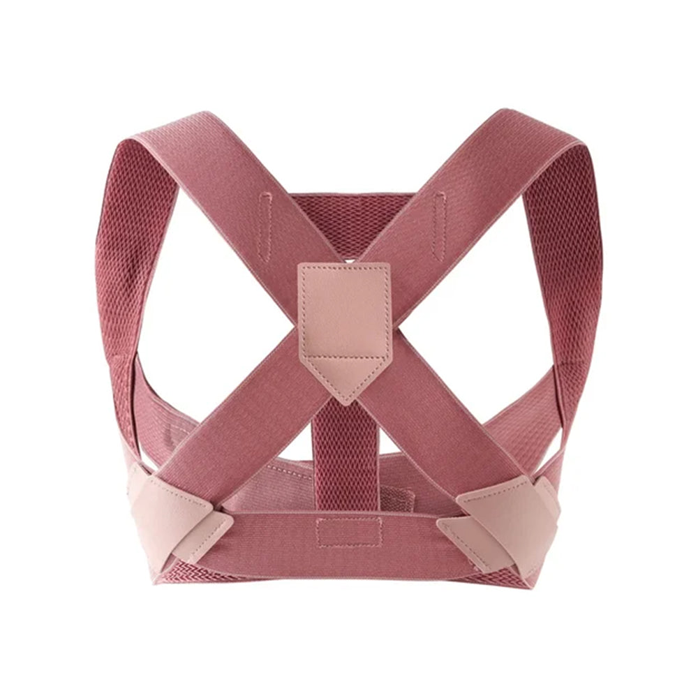 Adjustable Posture Corrector for Back Shoulder Brace Back Support Belt Pink