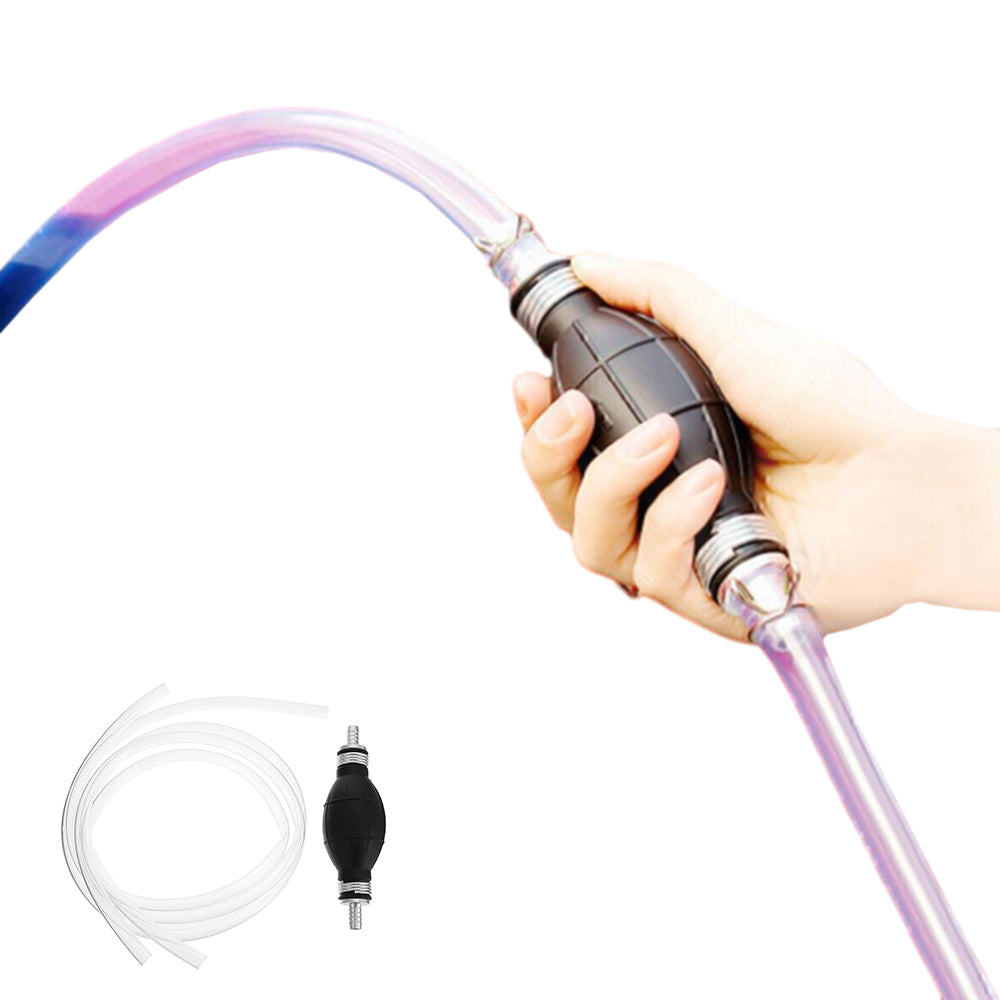 Manual Water Oil Transfer Hose Liquid Syphon Petrol Transfer Pump Hand Siphon Pipe Hose
