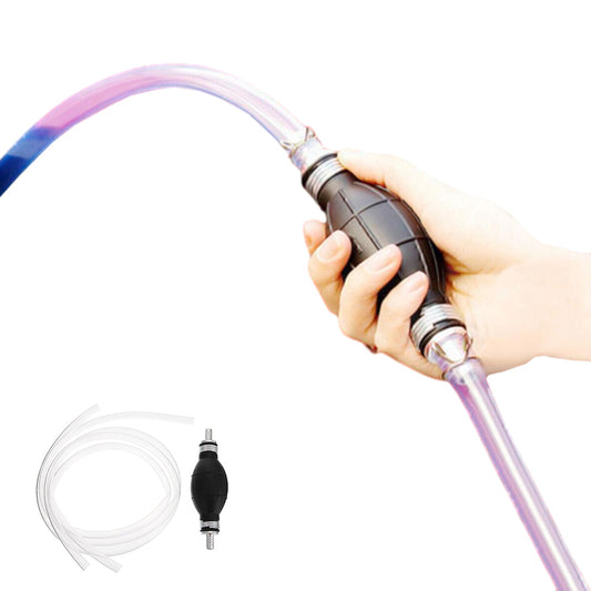 Manual Water Oil Transfer Hose Liquid Syphon Petrol Transfer Pump Hand Siphon Pipe Hose