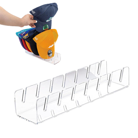 Baseball Caps Storage Stand Acrylic Freestanding Hat Rack Display Stand Holder Clear