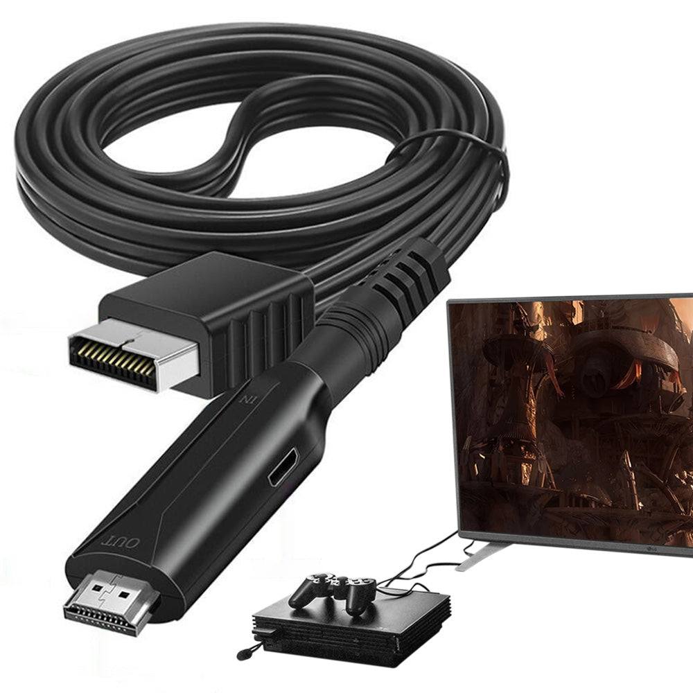 1080P For PS2/PS1 HDMI Converter Adapter Cable for HDTV/HDMI Monitor