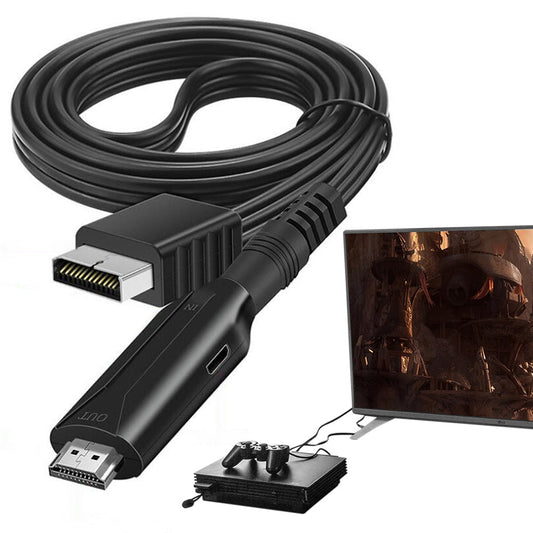 1080P For PS2/PS1 HDMI Converter Adapter Cable for HDTV/HDMI Monitor
