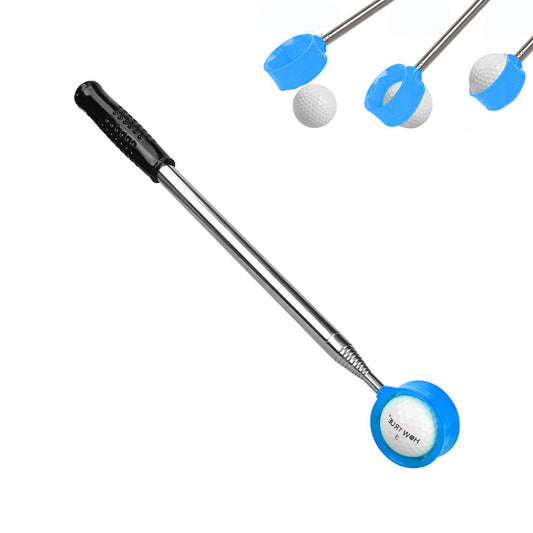 Telescopic Golf Ball Retriever Easy Pick Up Balls Golf Accessories Blue