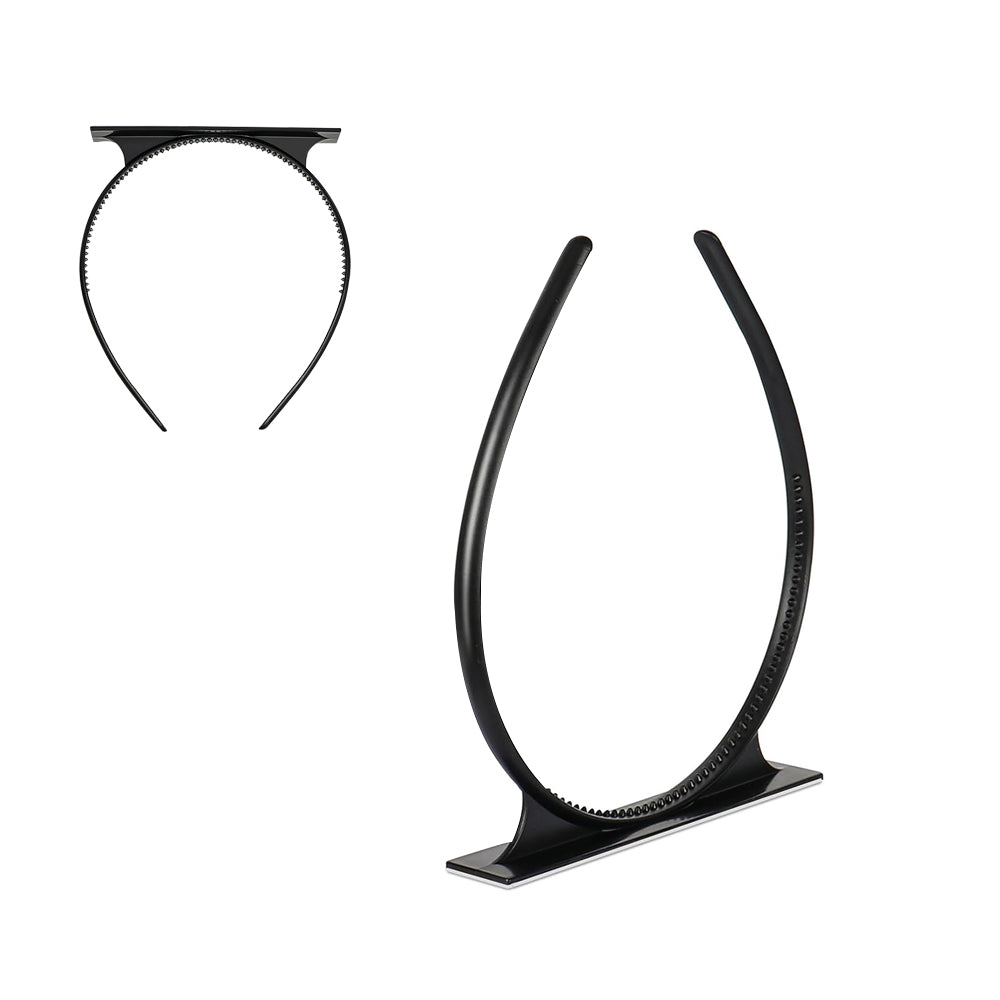 2Pcs Graduation Cap Fixed Hair Hoop Graduation Cap Headband Insert