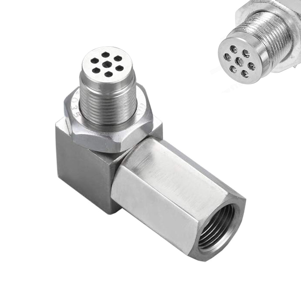 90 Degree Extender Adapter Oxygen O2 Sensor Spacer Bung Extension Catalytic Converter