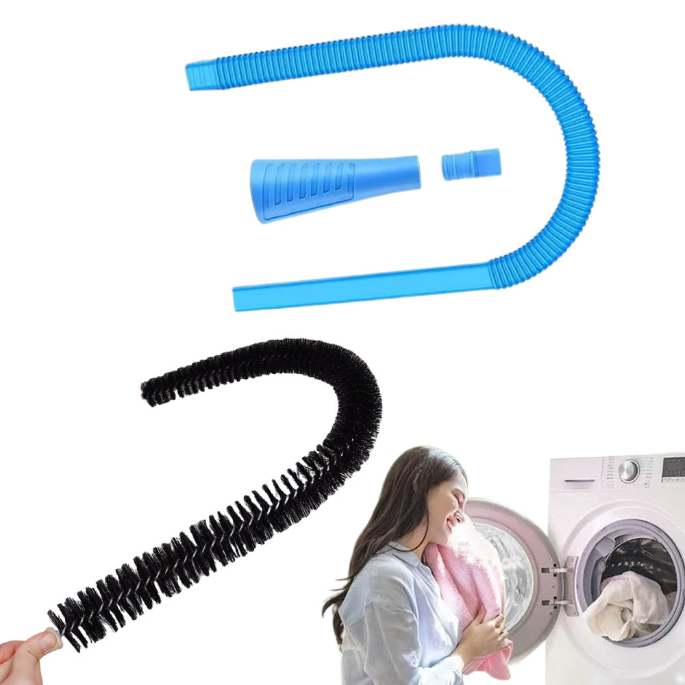 2 Pieces Set Dryer Vent Cleaning Brushes Flexible Dryer Hose Attachment