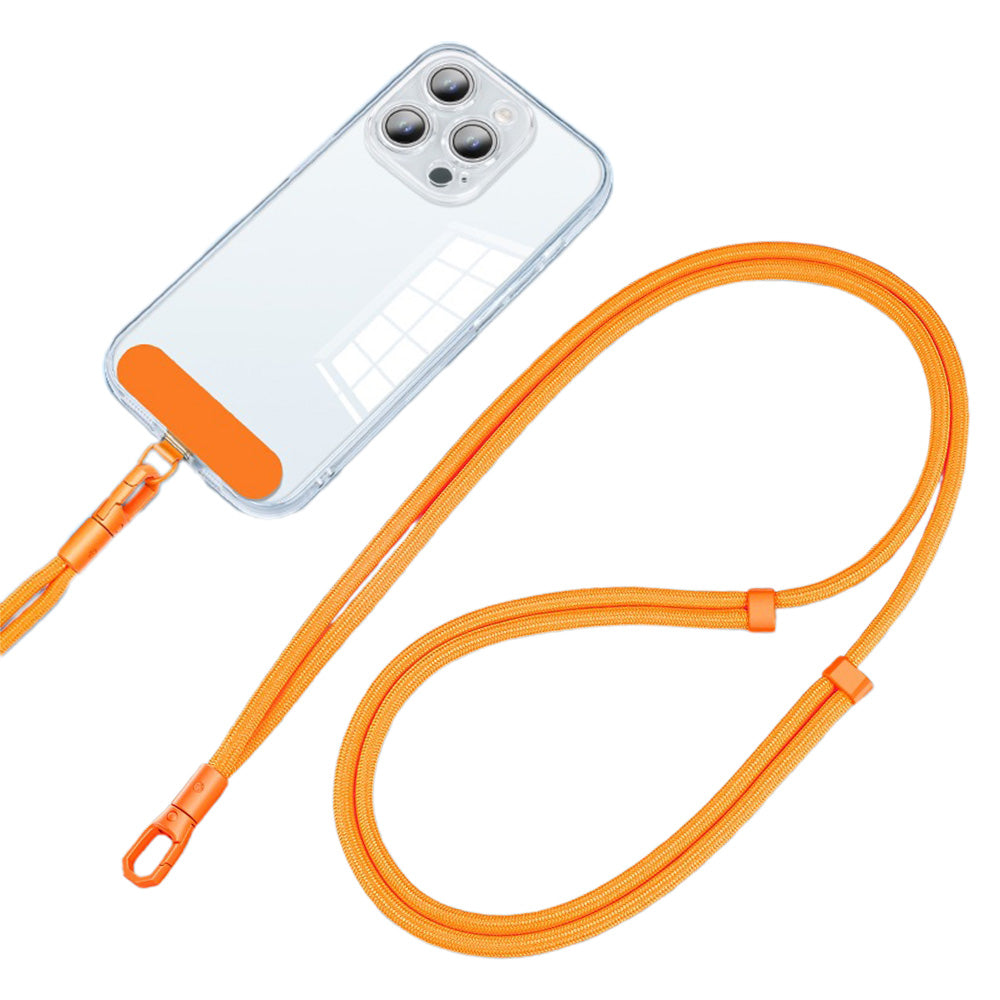 Adjustable Cell Phone Lanyard Crossbody Phone Strap for Most Smartphones Orange