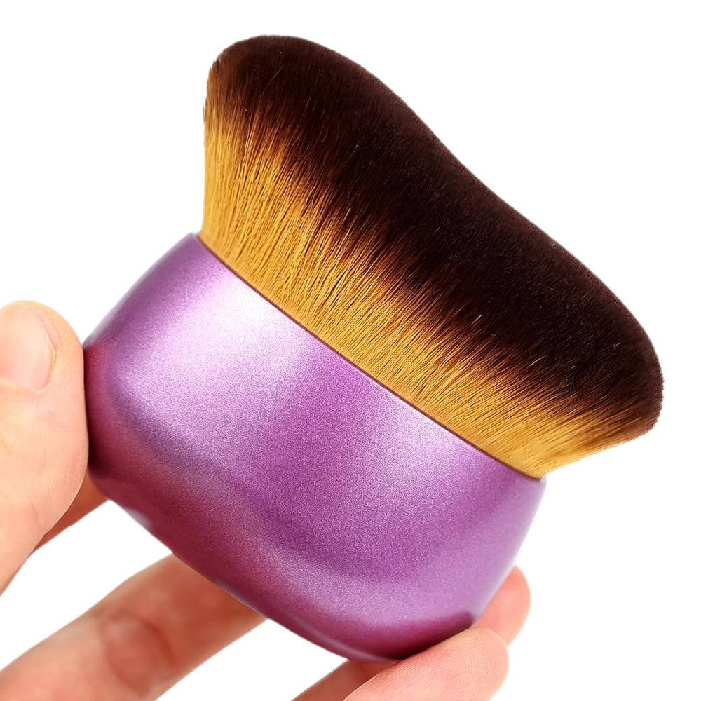 Extra Large Body Makeup Brush for Self Tanner & Liquid Cream Blending Purple