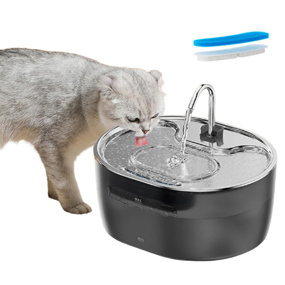 3.2L Pet Automatic Water Fountain Dog Cat Auto Water Dispenser Grey