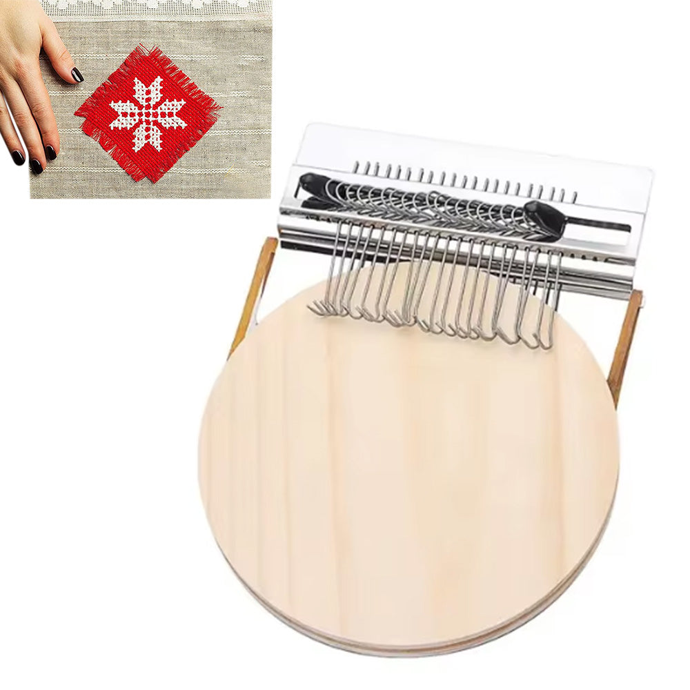 Mini Weaving Loom Knitting Machinel Handmade DIY Darning Tool for Hole Repairing