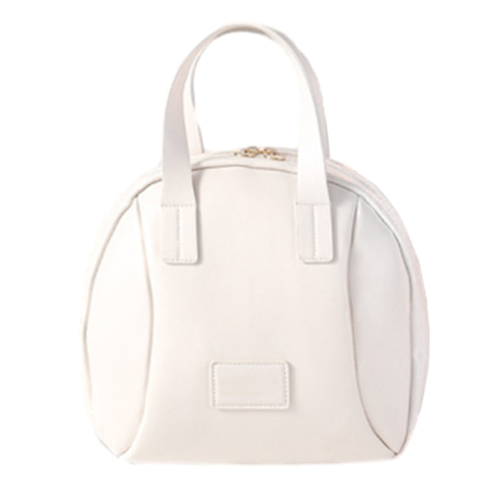 Travel Makeup Bag PU Leather Portable Toiletry Bag White