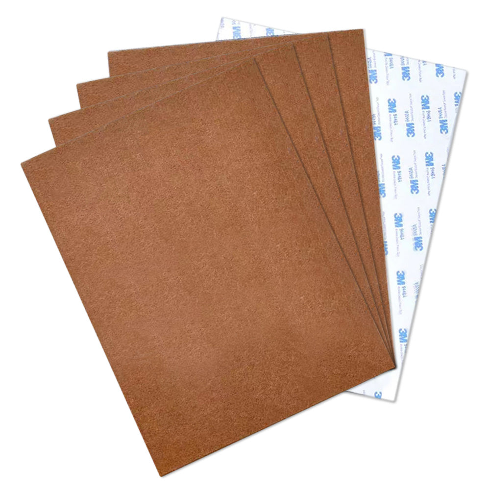 5Pcs Self Adhesive Furniture Protective Felt Pads for Scratch and Noise Protection Brown