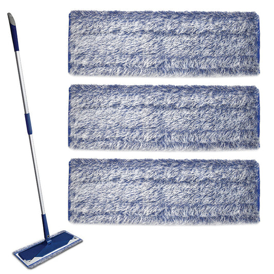 3 Pack Replacement Cleaning Pads for Bona Mop Reusable Microfiber Dry Cleaning Mop Pads