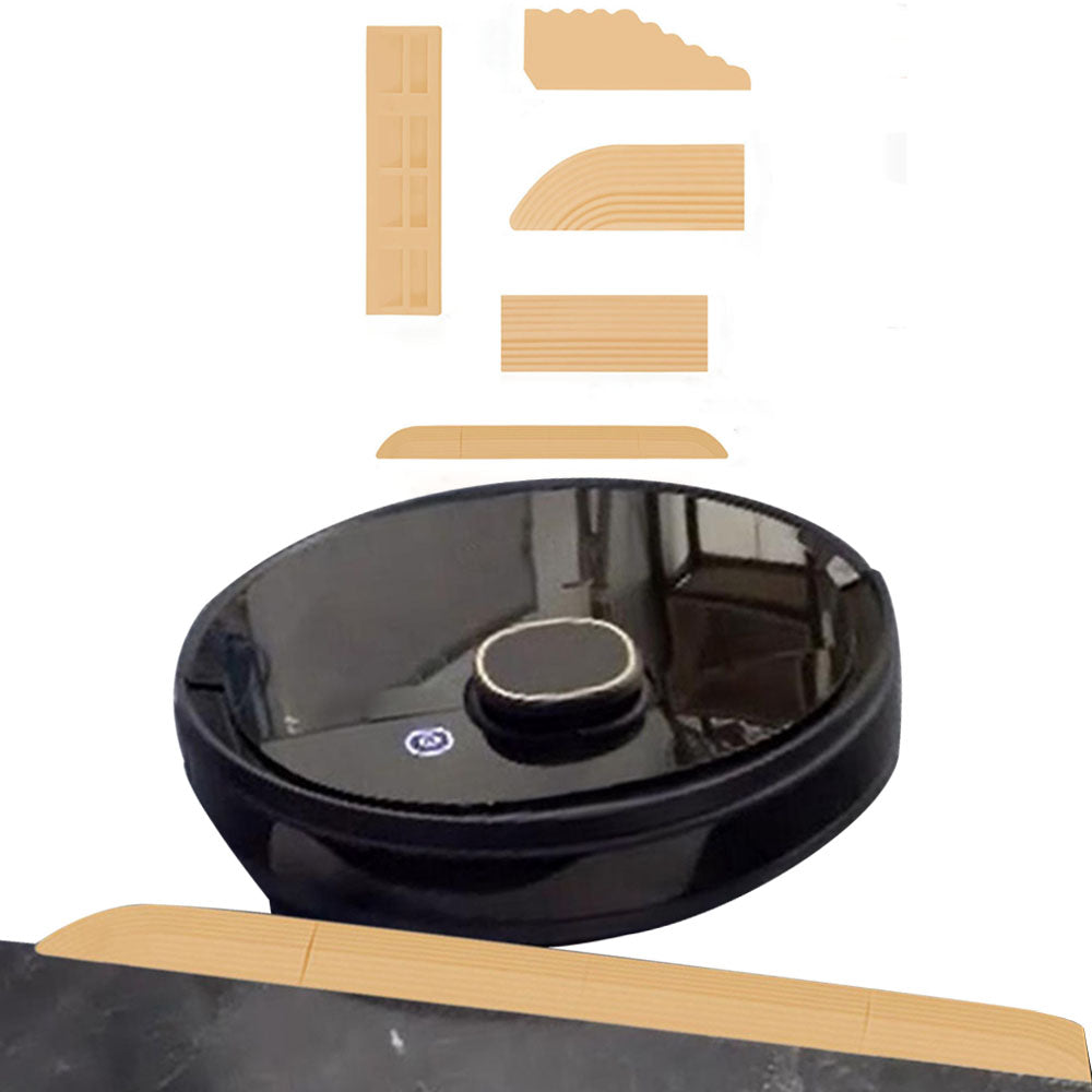 4Pcs Kit Threshold Bars Step Ramp Compatible with Ecovacs/Xiaomi/Cloud Whale Robot Vacuum Cleaner Beige