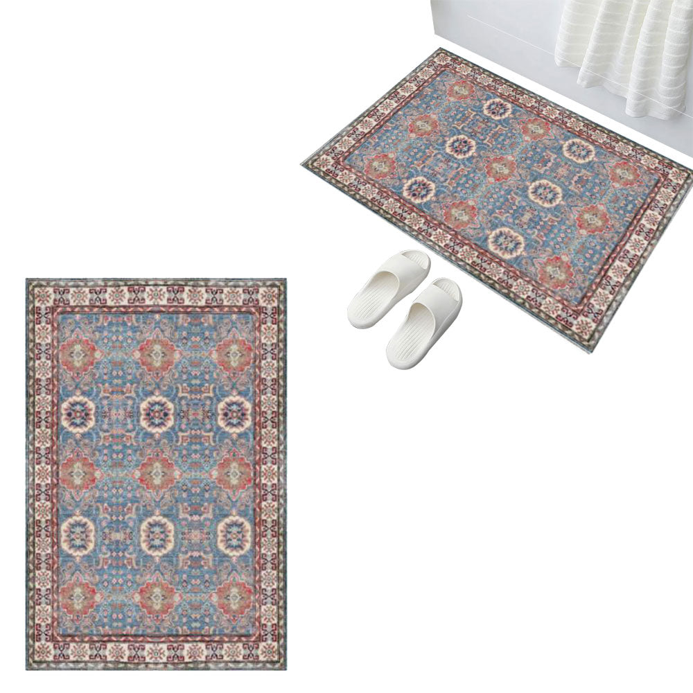 Vintage Boho Floor Mat Washable Non Slip Rugs for Living Room Bedroom Entryways Style 3