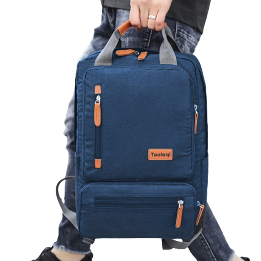 Laptop Backpack Shoulder Bag for Travel School Business Work School Blue