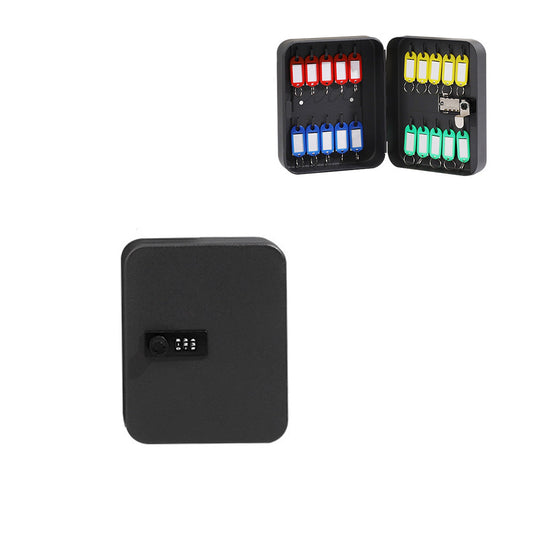 For 36 Keys Key Safe Lock Cabinet Storage Box Security Combination Code Key Lock Box for Home Office Property