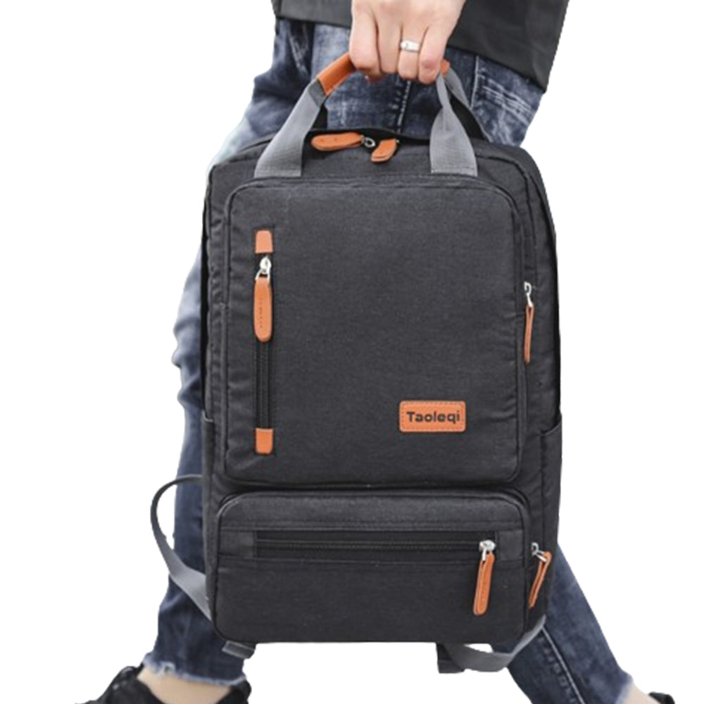Laptop Backpack Shoulder Bag for Travel School Business Work School Dark Gray