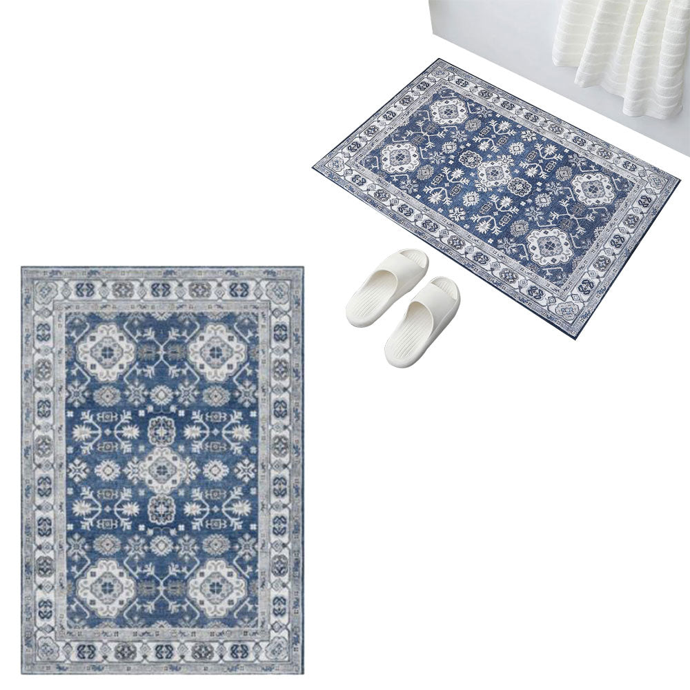 Vintage Boho Floor Mat Washable Non Slip Rugs for Living Room Bedroom Entryways Style 4
