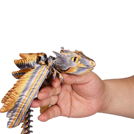 3D Printed Wyvern Dragon Flexible Articulated Dragon Toy Desktop Decor Style 6