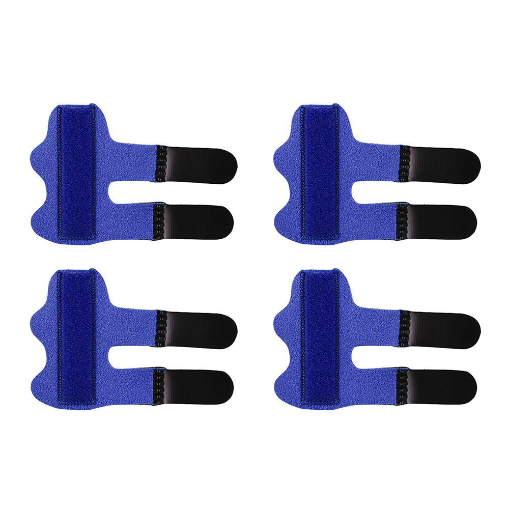 4PcsThumb Finger Splints Trigger Finger Brace Protector Finger Support for Sports Blue