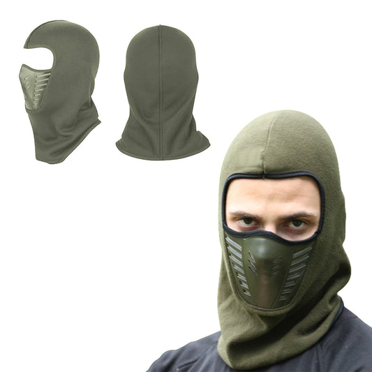 Thermal Face Mask Balaclava Ski Mask Motorcycle Sports Mask Army Green