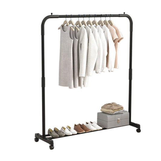 Rolling Clothes Garment Rack with Storage Shelf Clothes Hanging Organizer with Wheels