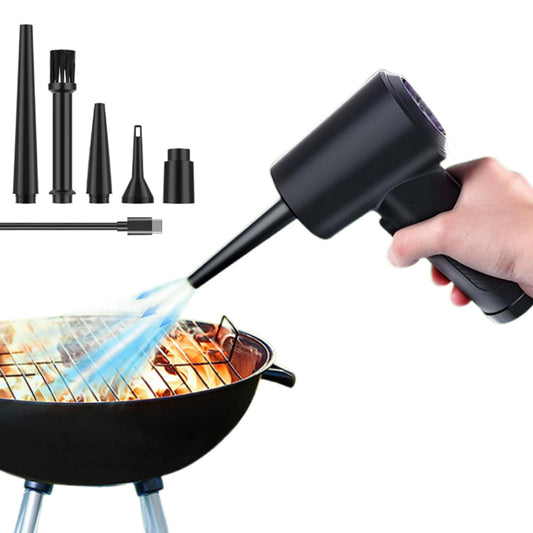 50000RPM Cordless Air Duster Compressed Dust Blower Cleaning with LED Light