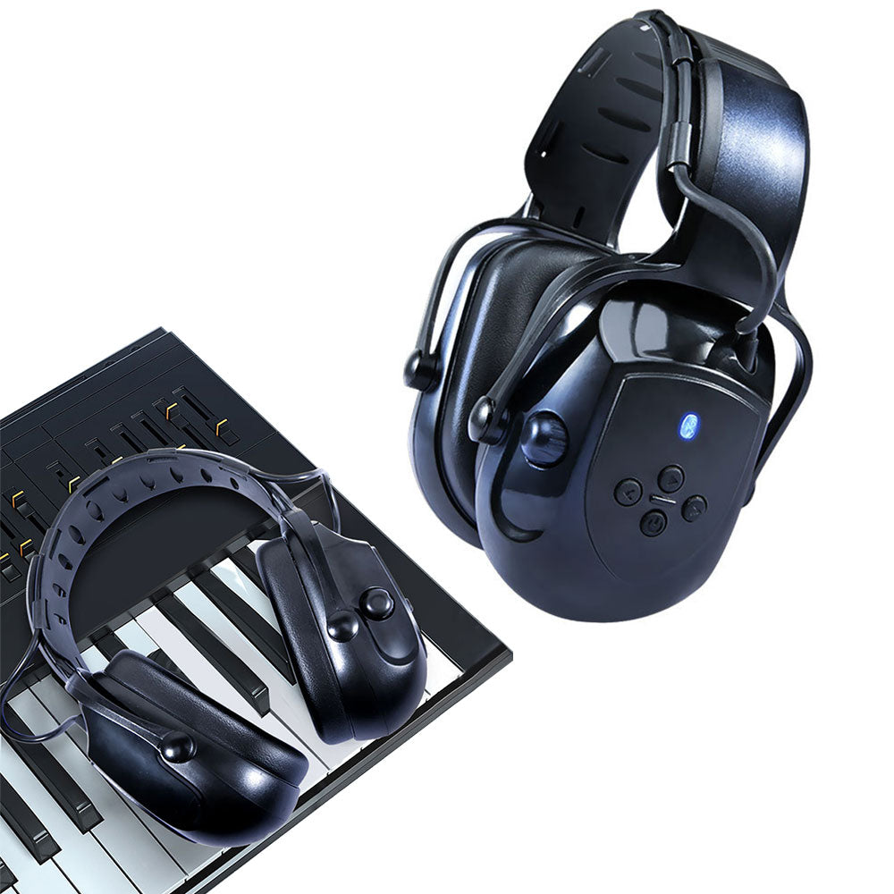 Bluetooth 5.0 Ear Muffs Electronic Noise Reduction Hearing Protection Earmuffs