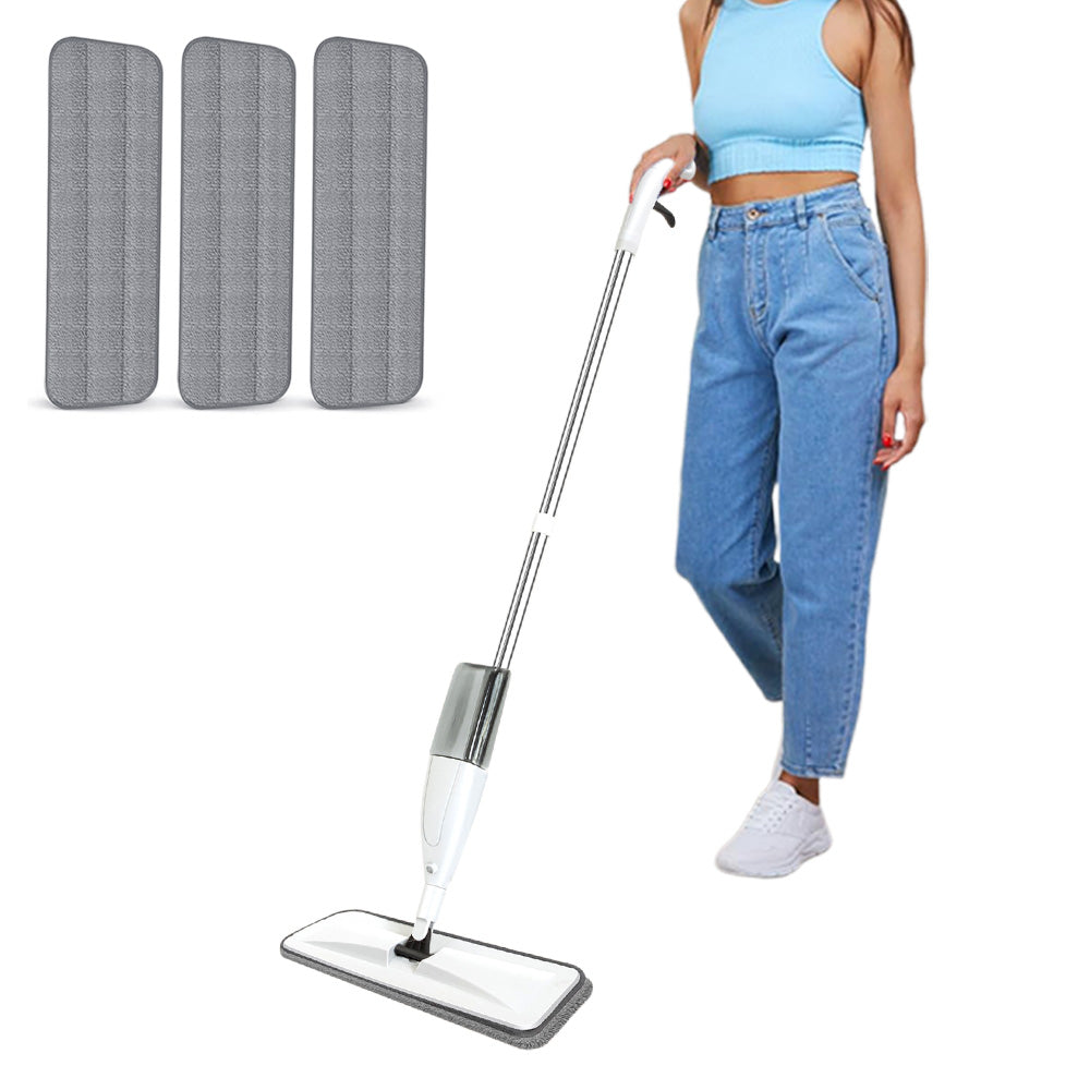 Microfiber Spray Mop for Floors Cleaning Wet Dry Hardwood Floor Cleaning Mop with 3 Washable Pads
