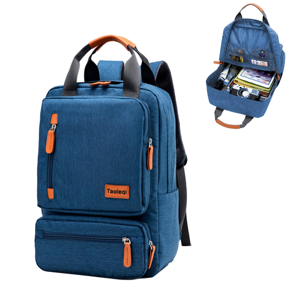 Laptop Backpack Shoulder Bag for Travel School Business Work School Blue