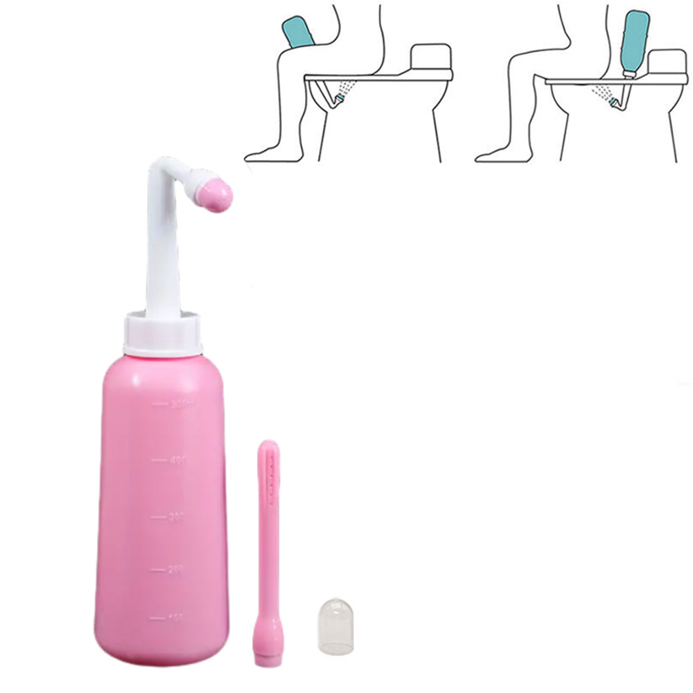 500ML Handheld Bidet Sprayer Hygiene Care Washer Portable Peri Bottle