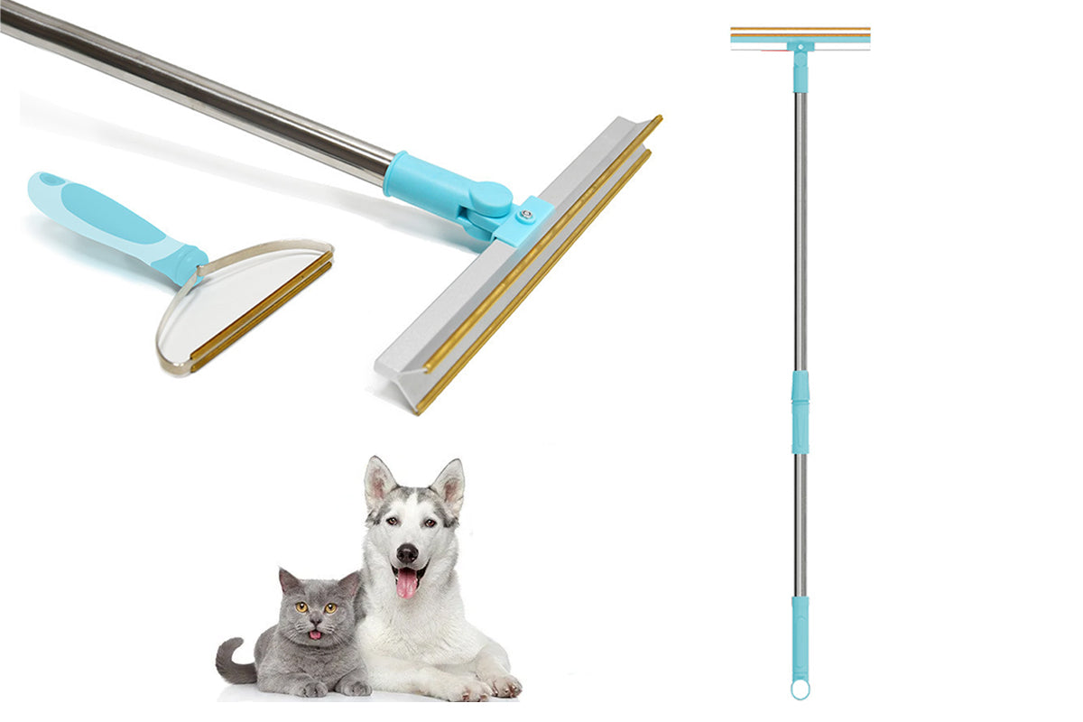 Carpet Rake Pet Hair Removal Broom Small Pet Hair Remover