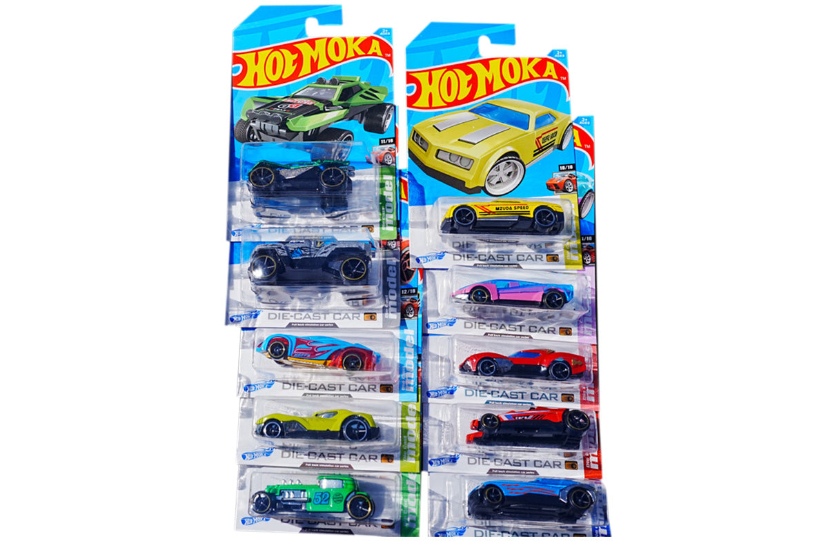 10Pcs Alloy Toy Car Set Mini Die-Cast Vehicles for Play and Collection