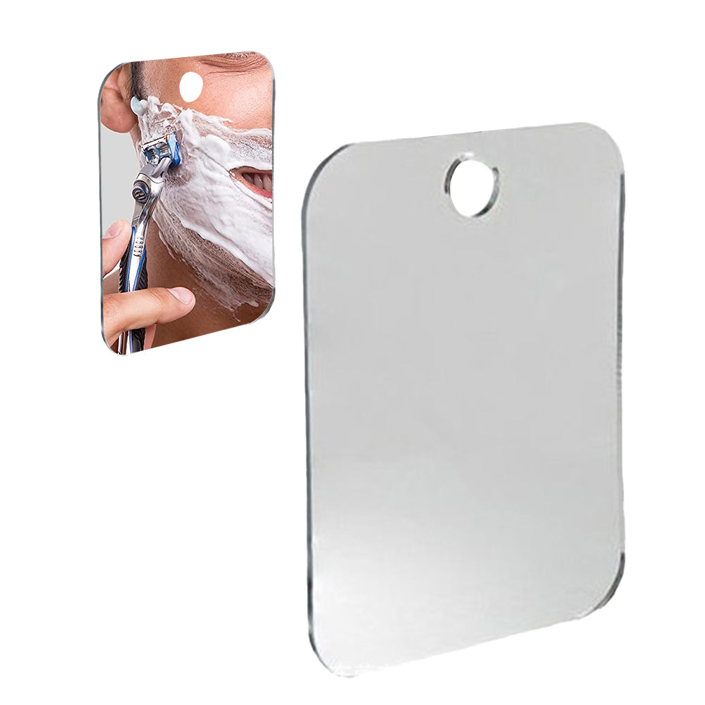 Bathroom Anti-Fog Mirror Fogless Shower Mirror Make Up Mirror Camping