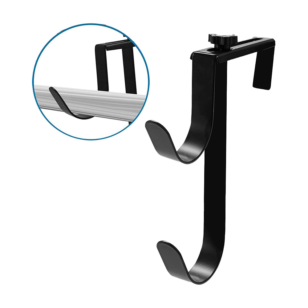 2Pcs Adjustable Pool Pole Hanger Fence Hook  Hanging Pool Equipment