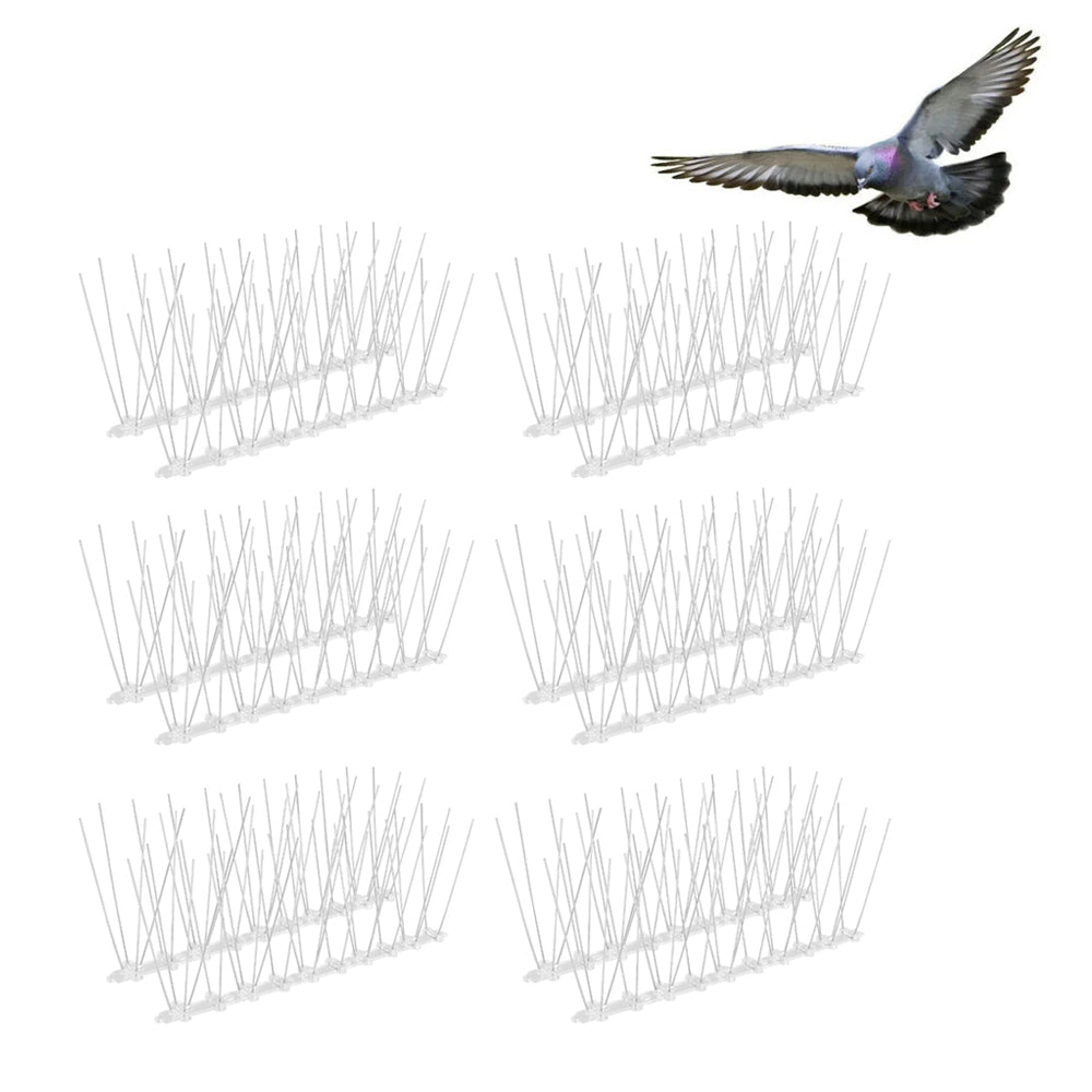 12Pcs Stainless Steel Bird Repeller Pigeon Repeller for Verandas Rooftops Window Frames