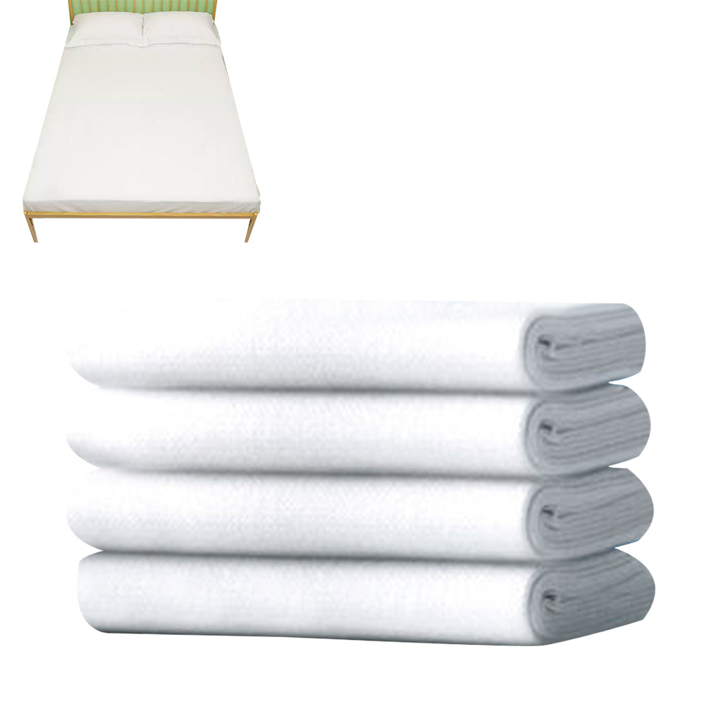 4Pcs Travel Disposable Bedding Set Portable Bed Sheet Quilt Cover Pillowcase Set