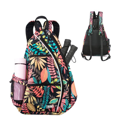 Pickleball Bag Pack Reversible Backpack Travel Sports Sling Bag Style 1