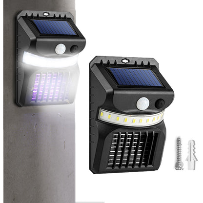 2-in-1 Solar 16LEDs Motion Sensor Mosquito Wall Lamp