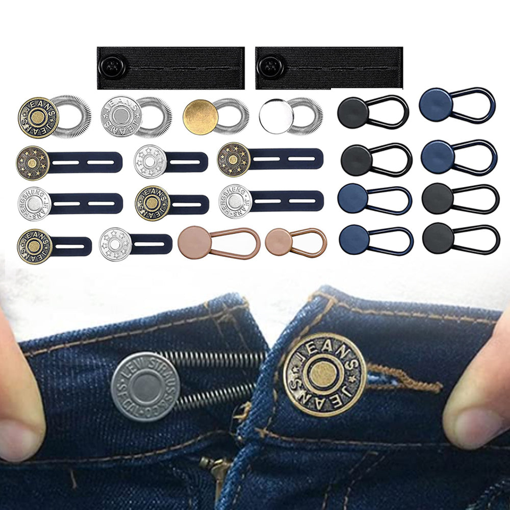 24 Pcs Extend Buttons for Women and Men's Pants Jeans