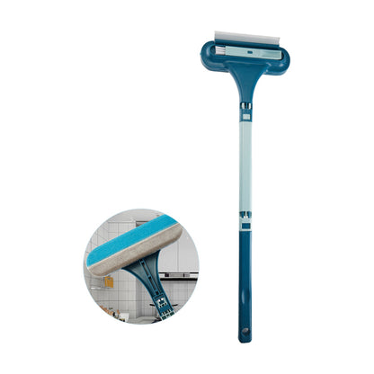 3 in 1 Multifunctional Glass Window Screen Cleaning Brush Home Cleaning Tool Blue