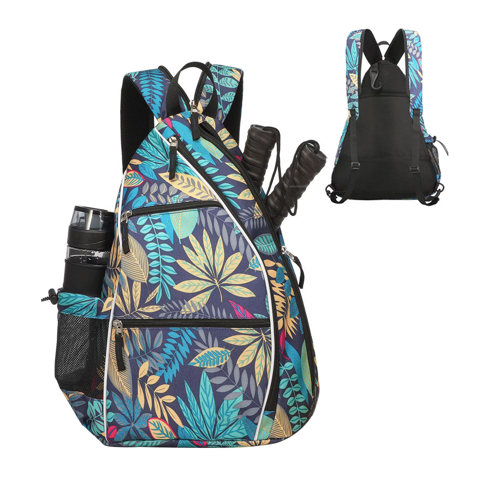 Pickleball Bag Pack Reversible Backpack Travel Sports Sling Bag Style 2