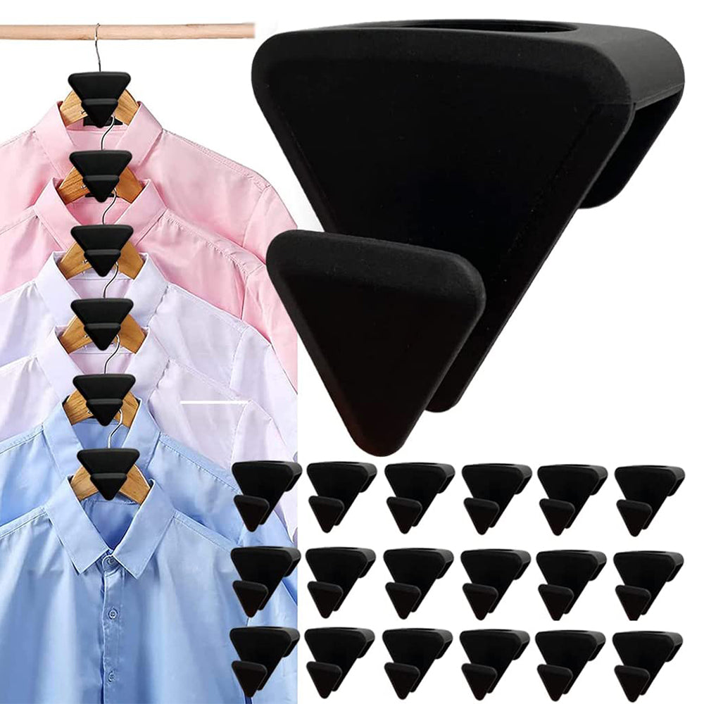 18Pcs Hanger Hooks Closet Space Connection Hooks for Organizer Closet-The cartoon style