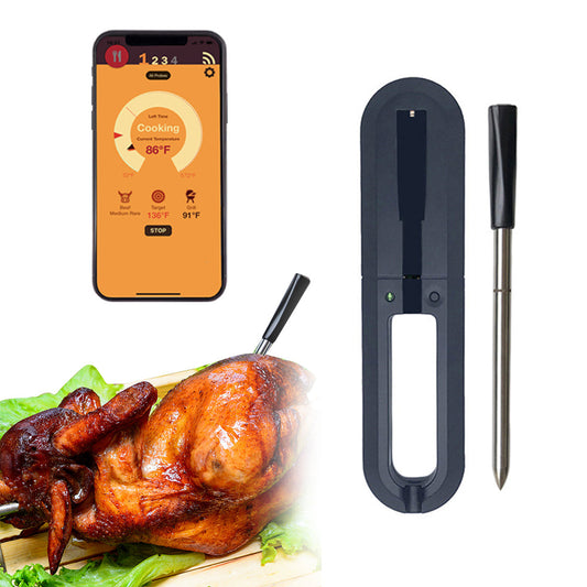 Smart Bluetooth Wireless Food Meat Steak Thermometer Dual Sensors Probe for BBQ Oven Grills