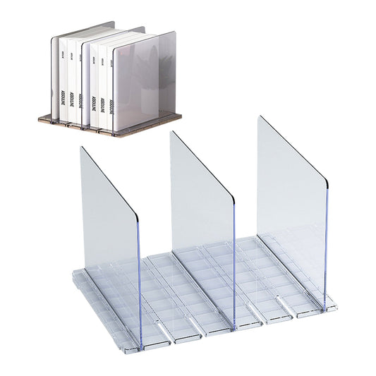 Adjustable Closet Shelf Dividers Transparent Shelf Dividers for Handbags Purse Clothes Books