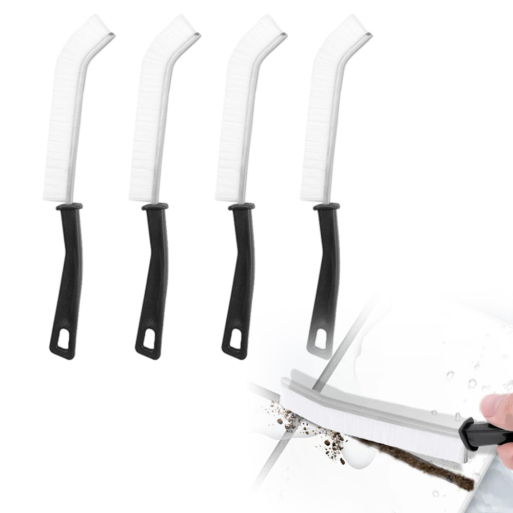 4Pcs Multifunctional Recess Crevice Cleaning Brush Household Gap Cleaning Brush White